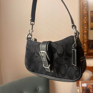 Coach Mini Handbag w/ Monogram